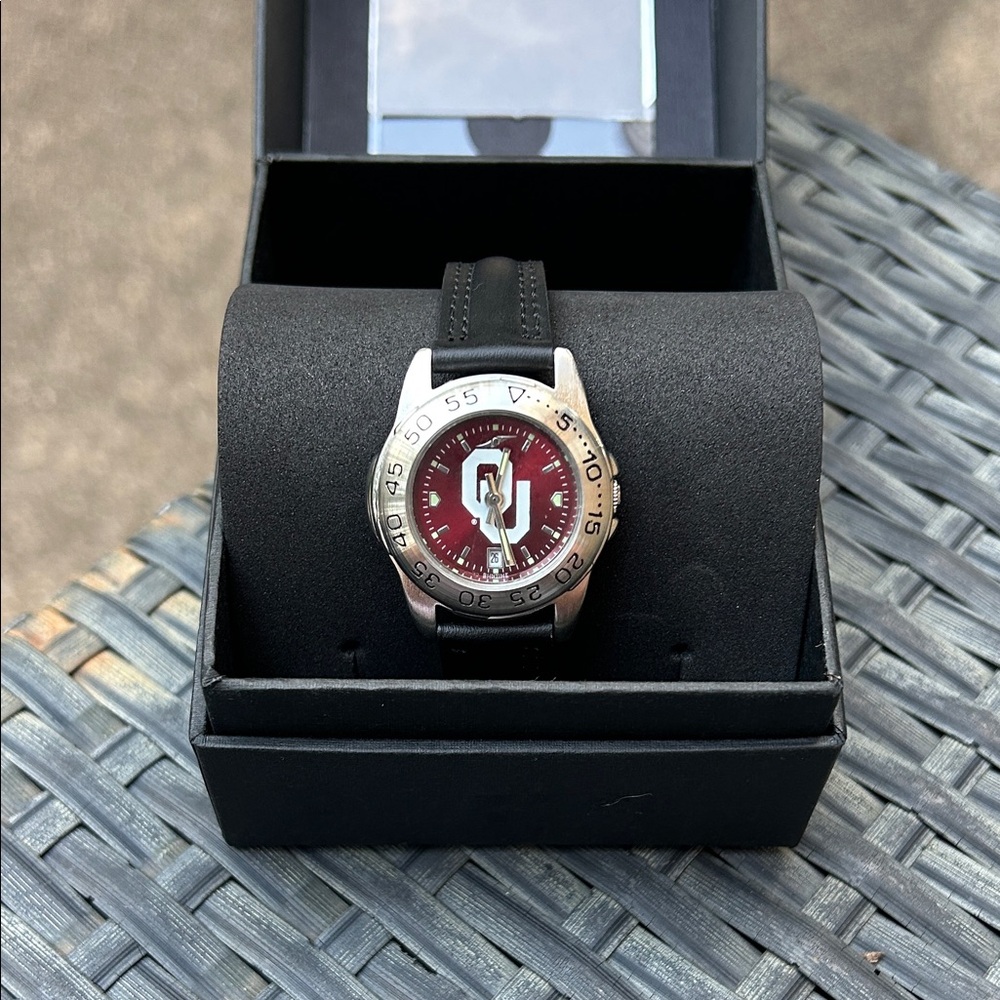 OU Black and Red Women’s Watch